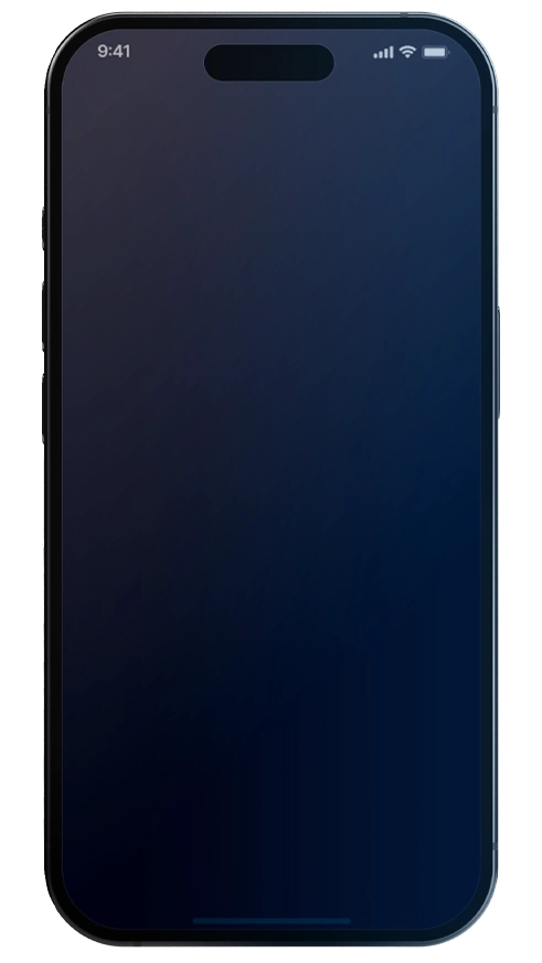 Interfaccia di trading mobile di Relixio